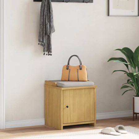 Banco de recibidor SANDNES madera maciza de pino 45x40x50 cm en Bancos para recibidores y almacenamiento | Comprar online en For