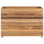 Arriate elevado madera de teca reciclada y acero 100x40x72 cm de vidaXL, Maceteros y jardineras - Ref: Foro24-47428, Precio: ...