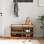Banco de recibidor SANDNES madera maciza de pino 87x40x50 cm en Bancos para recibidores y almacenamiento | Comprar online en For