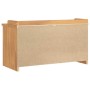 Banco de recibidor SANDNES madera maciza de pino 87x40x50 cm en Bancos para recibidores y almacenamiento | Comprar online en For