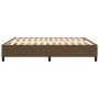Estructura de cama tela marrón oscuro 180x200 cm de vidaXL, Camas y somieres - Ref: Foro24-3120881, Precio: 134,72 €, Descuen...