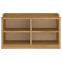 Banco de recibidor SANDNES madera maciza de pino 87x40x50 cm en Bancos para recibidores y almacenamiento | Comprar online en For