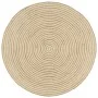 Alfombra de yute tejida a mano diseño espiral blanco 90 cm de vidaXL, Alfombras - Ref: Foro24-133716, Precio: 29,95 €, Descue...