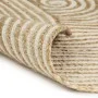Alfombra de yute tejida a mano diseño espiral blanco 90 cm de vidaXL, Alfombras - Ref: Foro24-133716, Precio: 29,95 €, Descue...