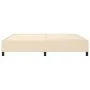 Estructura de cama box spring tela color crema 200x200 cm de vidaXL, Camas y somieres - Ref: Foro24-3120891, Precio: 126,38 €...
