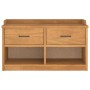 Banco de recibidor SANDNES madera maciza de pino 87x40x50 cm en Bancos para recibidores y almacenamiento | Comprar online en For
