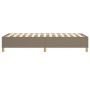 Estructura de cama de tela gris taupe 90x190 cm de vidaXL, Camas y somieres - Ref: Foro24-3120925, Precio: 97,68 €, Descuento: %