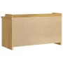 Banco de recibidor SANDNES madera maciza de pino 87x40x50 cm en Bancos para recibidores y almacenamiento | Comprar online en For