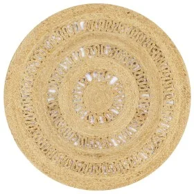 Alfombra hecha a mano de yute trenzado 90 cm de vidaXL, Alfombras - Ref: Foro24-133707, Precio: 29,38 €, Descuento: %