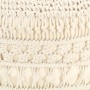 Puf de macramé hecho a mano algodón 45x30 cm de vidaXL, Otomanas - Ref: Foro24-324002, Precio: 82,56 €, Descuento: %