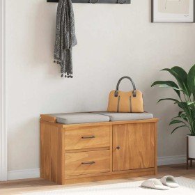 Banco de recibidor SANDNES madera maciza de pino 87x40x50 cm en Bancos para recibidores y almacenamiento | Comprar online en For