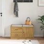Banco de recibidor SANDNES madera maciza de pino 87x40x50 cm en Bancos para recibidores y almacenamiento | Comprar online en For