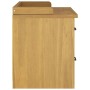 Banco de recibidor SANDNES madera maciza de pino 87x40x50 cm en Bancos para recibidores y almacenamiento | Comprar online en For