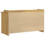 Banco de recibidor SANDNES madera maciza de pino 87x40x50 cm en Bancos para recibidores y almacenamiento | Comprar online en For