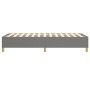 Estructura de cama de tela gris oscura 90x200 cm de vidaXL, Camas y somieres - Ref: Foro24-3120930, Precio: 115,10 €, Descuen...