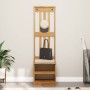 Perchero de entrada SANDNES 45x40x159,5cm madera maciza de pino en Bancos para recibidores y almacenamiento | Comprar online en 
