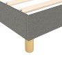 Estructura de cama de tela gris oscura 90x200 cm de vidaXL, Camas y somieres - Ref: Foro24-3120930, Precio: 115,10 €, Descuen...