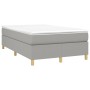 Estructura de cama de tela gris claro 120x200 cm de vidaXL, Camas y somieres - Ref: Foro24-3120945, Precio: 110,09 €, Descuen...