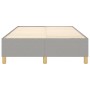 Estructura de cama de tela gris claro 120x200 cm de vidaXL, Camas y somieres - Ref: Foro24-3120945, Precio: 110,09 €, Descuen...