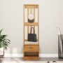 Perchero de entrada SANDNES 45x40x159,5cm madera maciza de pino en Bancos para recibidores y almacenamiento | Comprar online en 