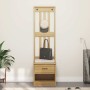Perchero de entrada SANDNES 45x40x159,5cm madera maciza de pino en Bancos para recibidores y almacenamiento | Comprar online en 