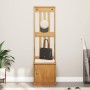 Perchero de entrada SANDNES 45x40x159,5cm madera maciza de pino en Bancos para recibidores y almacenamiento | Comprar online en 