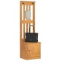 Perchero de entrada SANDNES 45x40x159,5cm madera maciza de pino en Bancos para recibidores y almacenamiento | Comprar online en 