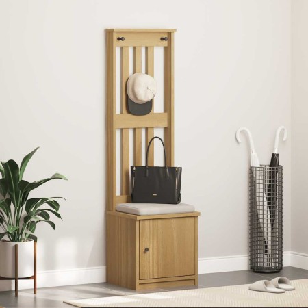 Perchero de entrada SANDNES 45x40x159,5cm madera maciza de pino en Bancos para recibidores y almacenamiento | Comprar online en 