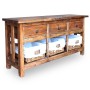 Aparador de madera maciza reciclada 100x30x50 cm de vidaXL, Aparadores - Ref: Foro24-244488, Precio: 251,15 €, Descuento: %