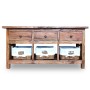 Aparador de madera maciza reciclada 100x30x50 cm de vidaXL, Aparadores - Ref: Foro24-244488, Precio: 251,15 €, Descuento: %