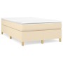 Estructura de cama de tela color crema 120x200 cm de vidaXL, Camas y somieres - Ref: Foro24-3120950, Precio: 122,84 €, Descue...