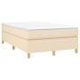 Estructura de cama de tela color crema 120x200 cm de vidaXL, Camas y somieres - Ref: Foro24-3120950, Precio: 122,84 €, Descue...