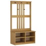 Perchero de entrada SANDNES madera maciza de pino 87x40x159,5cm en Bancos para recibidores y almacenamiento | Comprar online en 