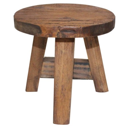 Taburete de madera maciza reciclada de vidaXL, Taburetes y sillas plegables - Ref: Foro24-244508, Precio: 48,81 €, Descuento: %