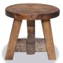Taburete de madera maciza reciclada de vidaXL, Taburetes y sillas plegables - Ref: Foro24-244508, Precio: 48,81 €, Descuento: %