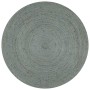 Alfombra de yute tejida a mano redonda verde oliva 120 cm de vidaXL, Alfombras - Ref: Foro24-133669, Precio: 47,69 €, Descuen...