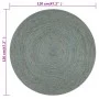 Alfombra de yute tejida a mano redonda verde oliva 120 cm de vidaXL, Alfombras - Ref: Foro24-133669, Precio: 48,74 €, Descuen...