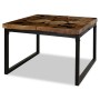 Mesa de centro de resina de teca 60x60x40 cm de vidaXL, Mesas de centro - Ref: Foro24-244552, Precio: 99,87 €, Descuento: %