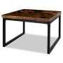 Mesa de centro de resina de teca 60x60x40 cm de vidaXL, Mesas de centro - Ref: Foro24-244552, Precio: 99,87 €, Descuento: %