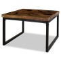 Mesa de centro de resina de teca 60x60x40 cm de vidaXL, Mesas de centro - Ref: Foro24-244552, Precio: 99,87 €, Descuento: %