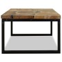 Mesa de centro de resina de teca 60x60x40 cm de vidaXL, Mesas de centro - Ref: Foro24-244552, Precio: 99,87 €, Descuento: %