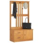 Perchero de entrada SANDNES madera maciza de pino 87x40x159,5cm en Bancos para recibidores y almacenamiento | Comprar online en 