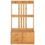 Perchero de entrada SANDNES madera maciza de pino 87x40x159,5cm en Bancos para recibidores y almacenamiento | Comprar online en 