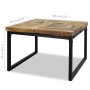 Mesa de centro de resina de teca 60x60x40 cm de vidaXL, Mesas de centro - Ref: Foro24-244552, Precio: 99,87 €, Descuento: %
