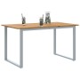 Mesa de comedor de jardín Gris 140 x 80 x 75 cm en Mesas de jardín | Comprar online en Foru.es