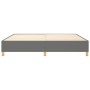 Estructura de cama tela gris oscuro 200x200 cm de vidaXL, Camas y somieres - Ref: Foro24-3120986, Precio: 116,47 €, Descuento: %
