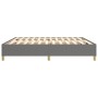 Estructura de cama tela gris oscuro 200x200 cm de vidaXL, Camas y somieres - Ref: Foro24-3120986, Precio: 116,47 €, Descuento: %