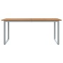 Mesa de comedor de jardín Gris 180 x 90 x 75 cm en Mesas de jardín | Comprar online en Foru.es