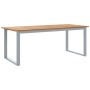 Mesa de comedor de jardín Gris 200 x 90 x 75 cm en Mesas de jardín | Comprar online en Foru.es