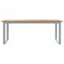 Mesa de comedor de jardín Gris 200 x 90 x 75 cm en Mesas de jardín | Comprar online en Foru.es